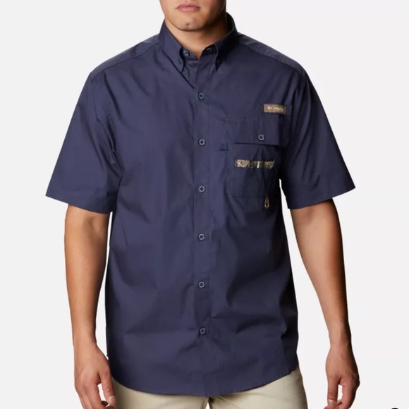 Columbia Other - Columbia navy blue PHG men’s short sleeve shirt